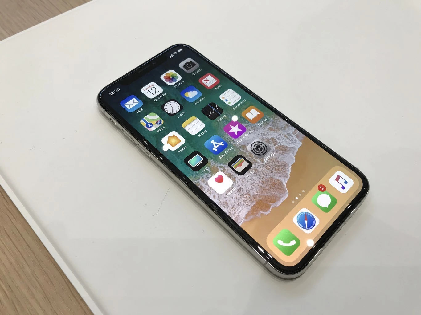 IPhone X exhibición