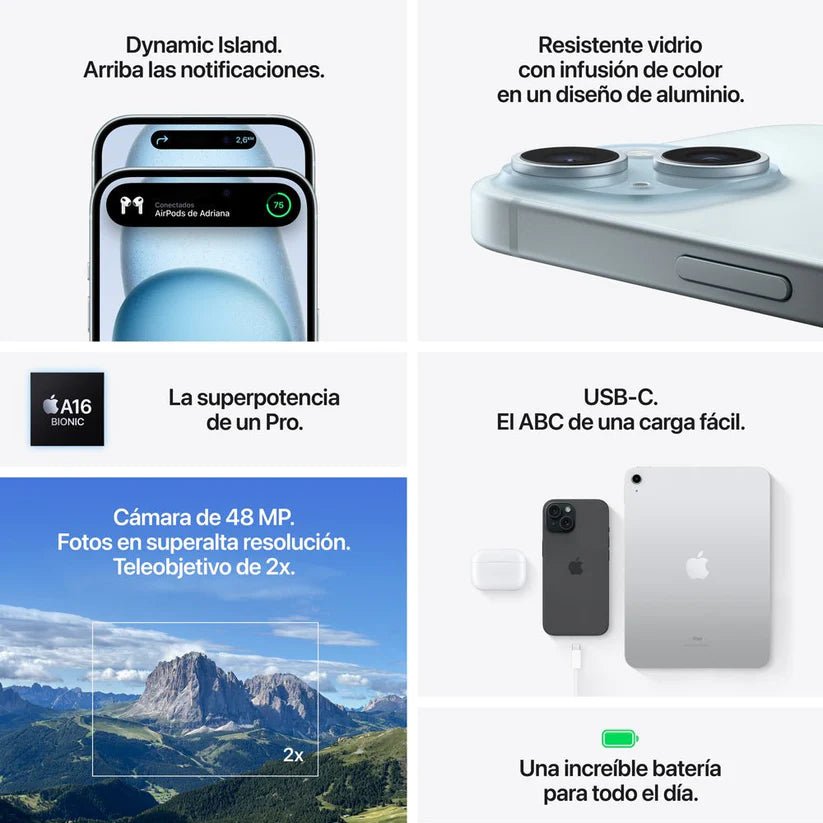 IPhone 15 exhibición